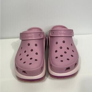 Crocs Women’s Purple Mega Crush Clogs / Size-M5, W7